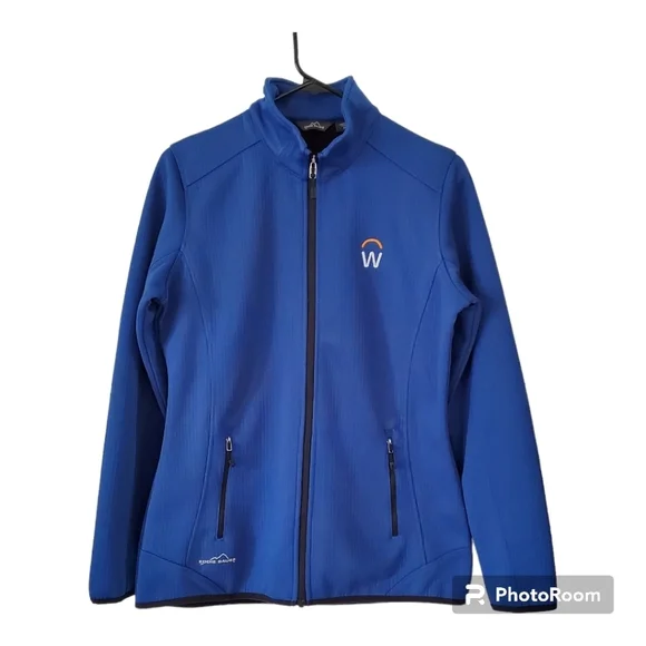 Eddie Bauer Jacket Size M  Front Zip Style EB243 Stretch - Picture 2 of 14